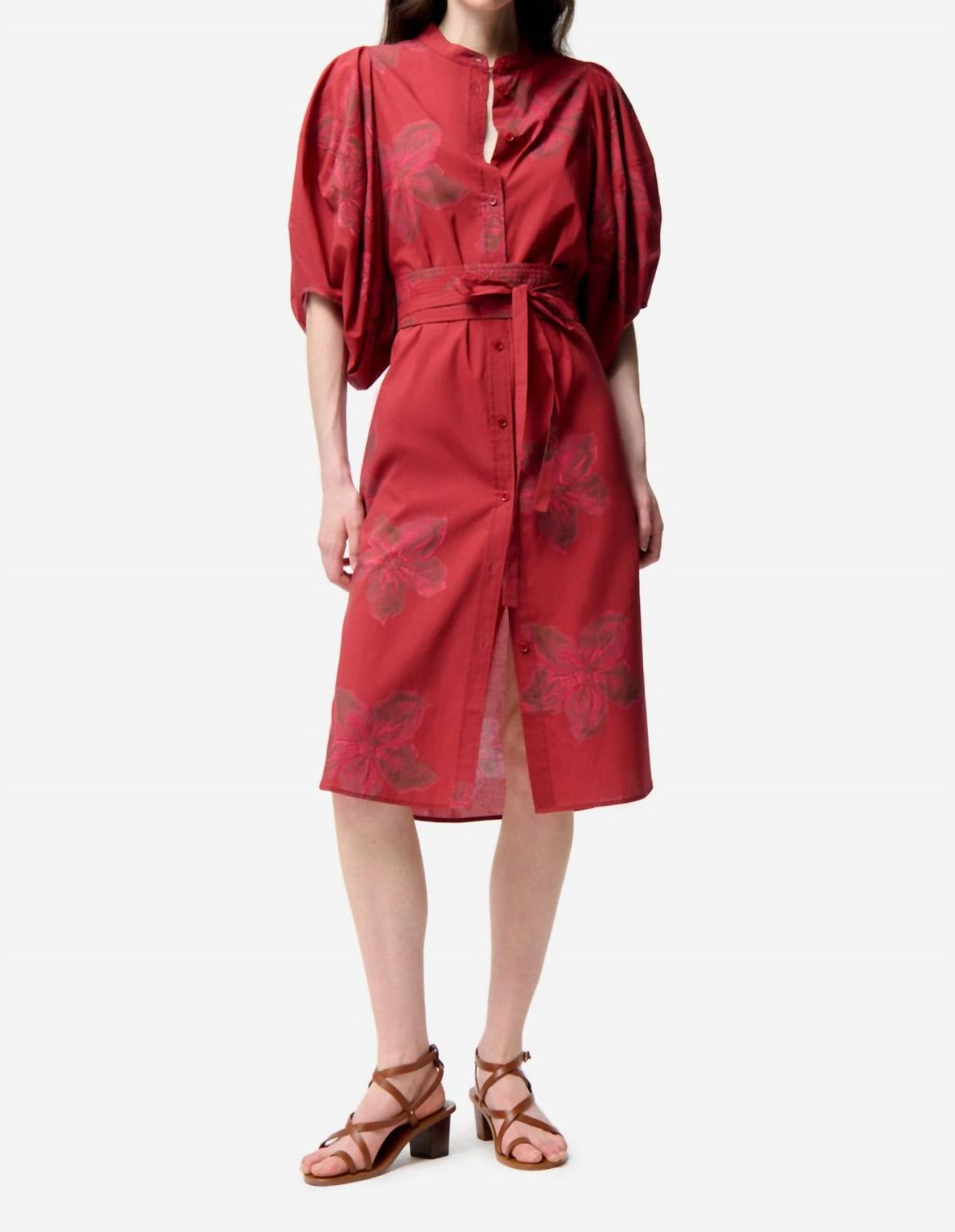 Vanessabruno - Flora Midi Dress