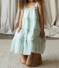 Lepela - Girl's Wisteria Embellished Tulle Frill Dress