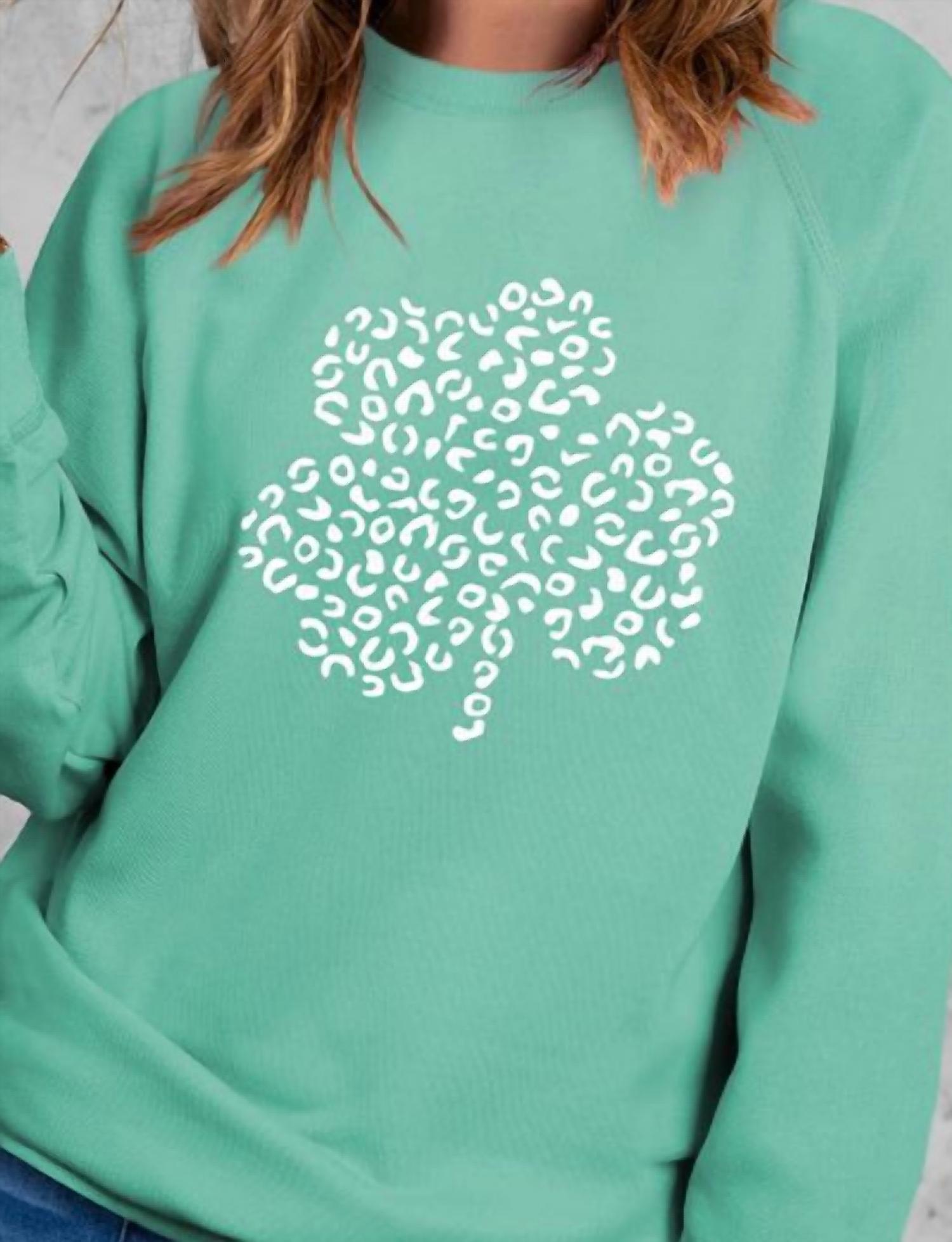 Shiying Fashion - Print Long Sleeve Sweatshirt