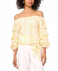 Vince Camuto - Floral Off-the-shoulder Blouse