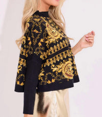 Alden Adair Leona Sweater in donatello - women's sweater - detail view