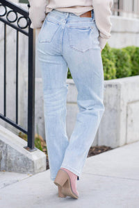 Judy Blue - High Waist Rigid Magic 90's Straight Leg Jeans
