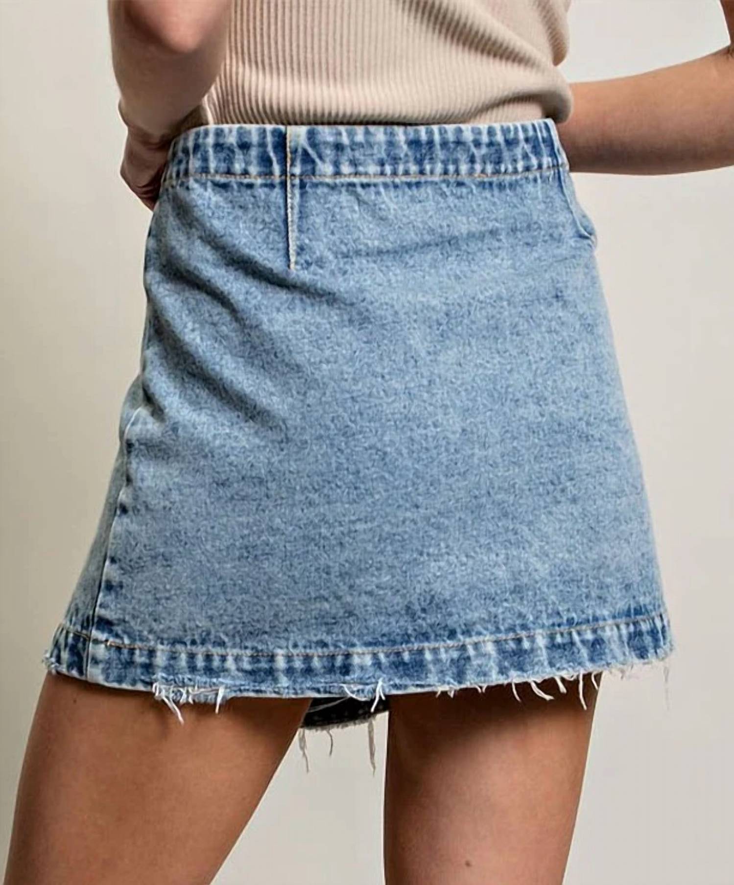 Ee:Some - Wrap Mini Skirt