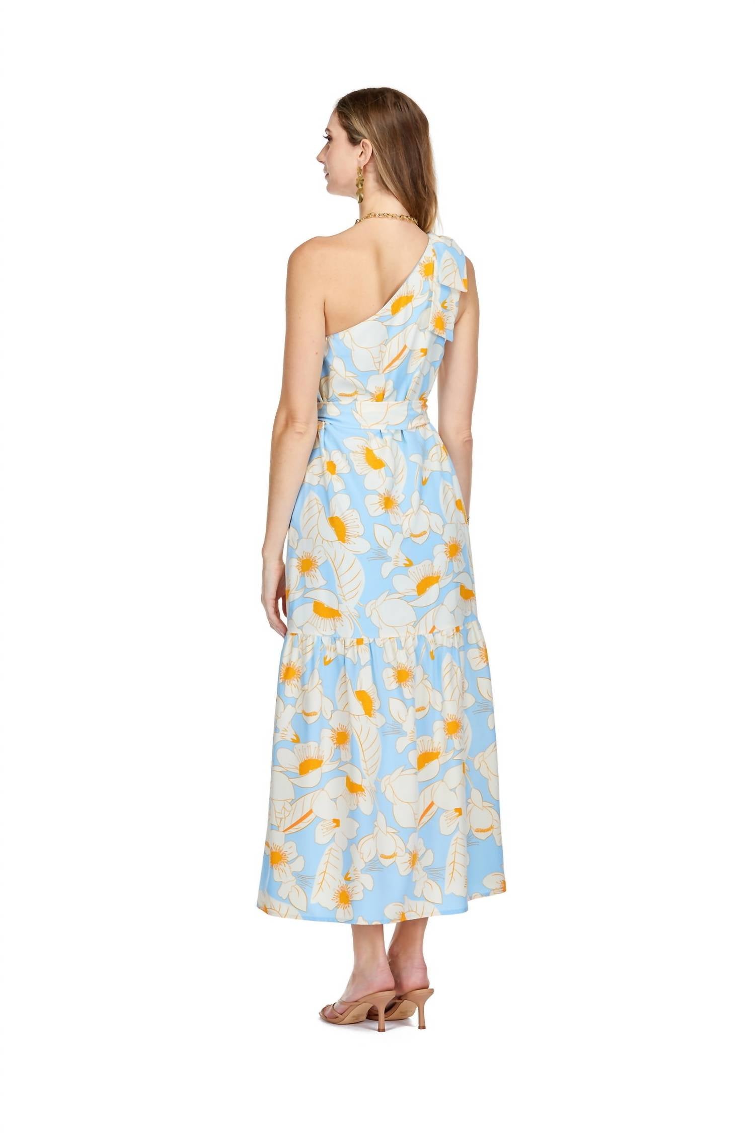 Jade - One Shoulder Bow Maxi Dress