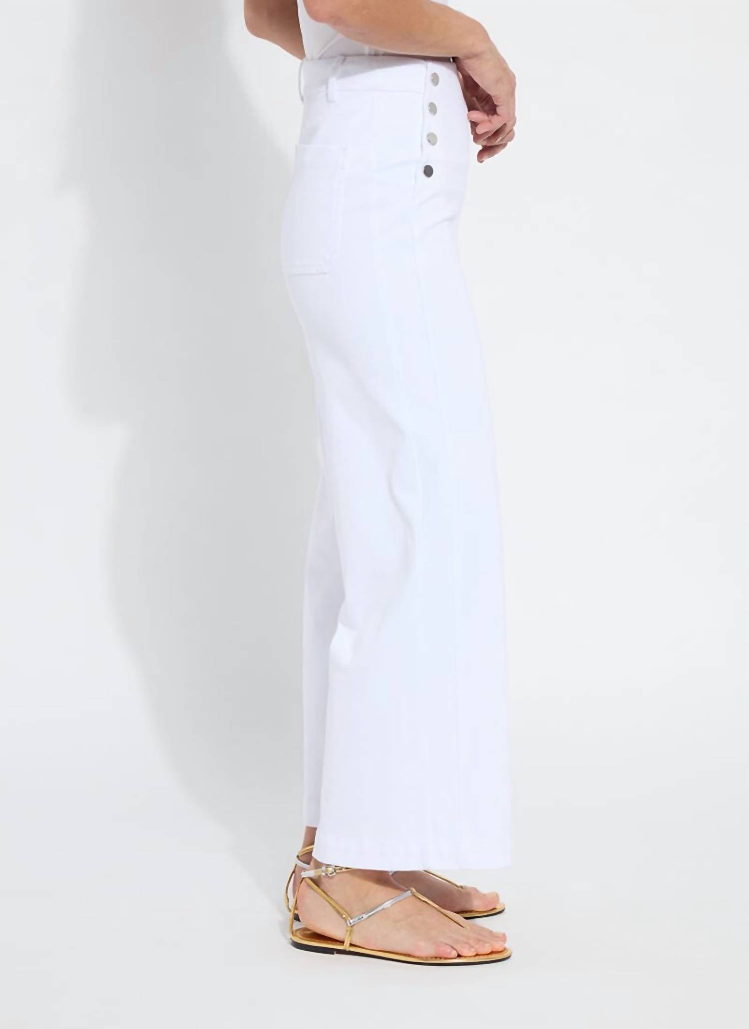 Lysse - Mallory Sailor Hi Waist Wide Leg Denim Pant