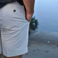 Charleston Khakis - Sumpter Flat Front Washed Poplin Shorts