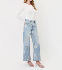 Vervet By Flying Monkey - Lucy High Rise Vintage Wide Jeans