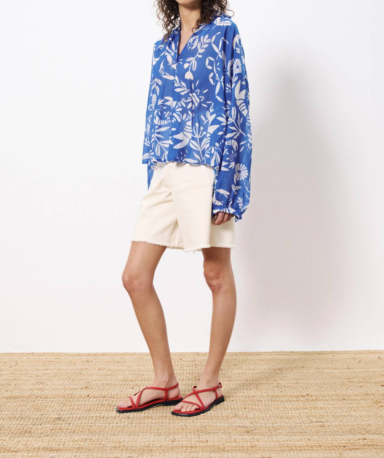 Frnch - Itia Long Sleeve Button Down Shirt