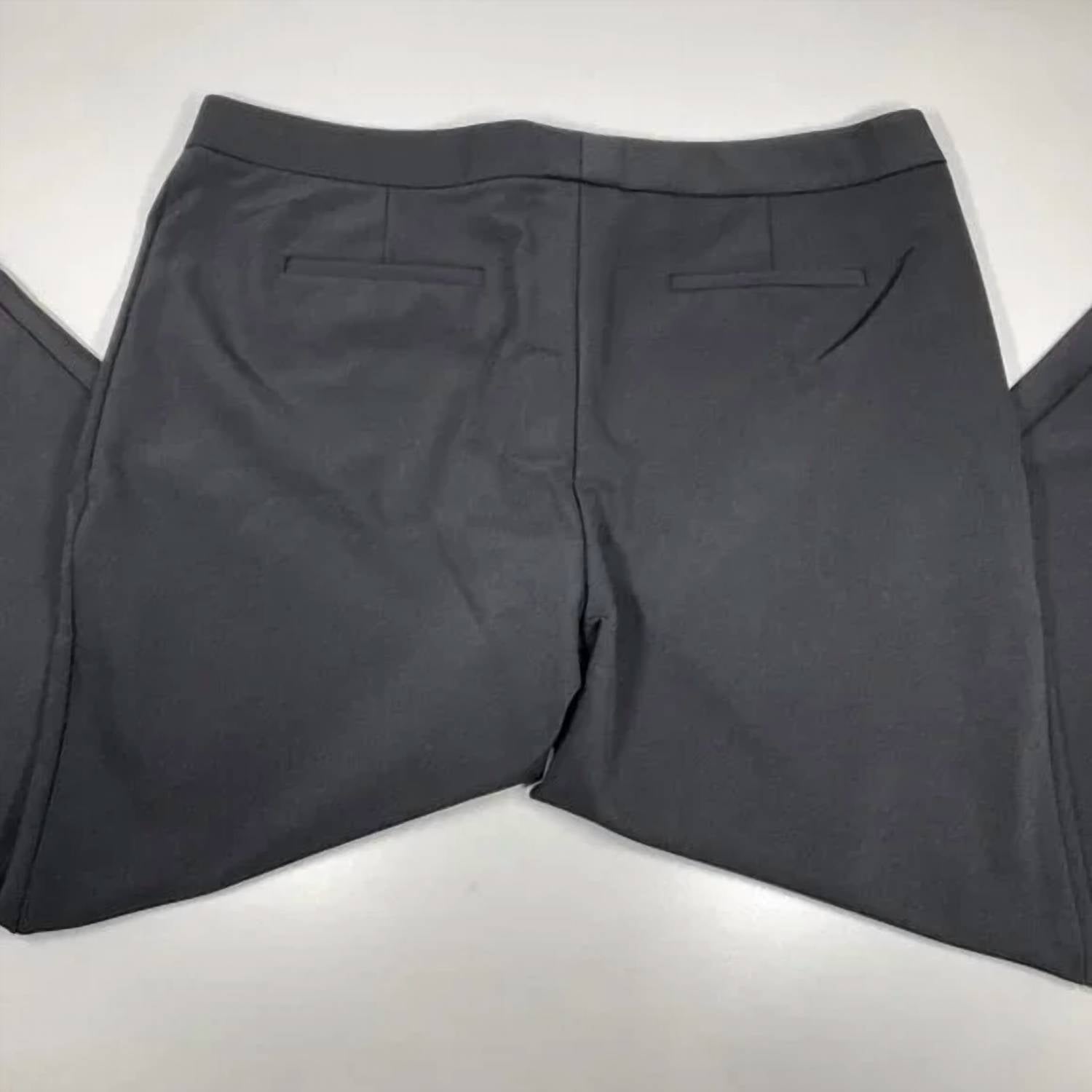 Lafayette 148 Women's Tapered Trousers in black - women's pants - detail view