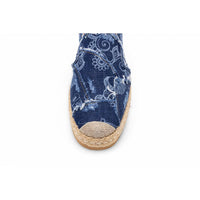 Hogan - Women's Denim Floral Print Espadrilles