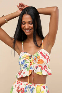 Jacquie The Label - Mirabelle Crop Cami Top