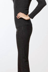 Avenue Montaigne Leo Flare Cut Pants in glitzine - women's pants - view 4
