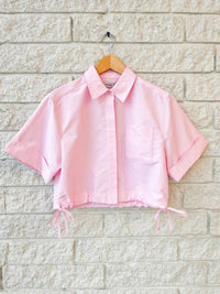 Simkhai - Ryett Short Sleeve Cropped Shirt