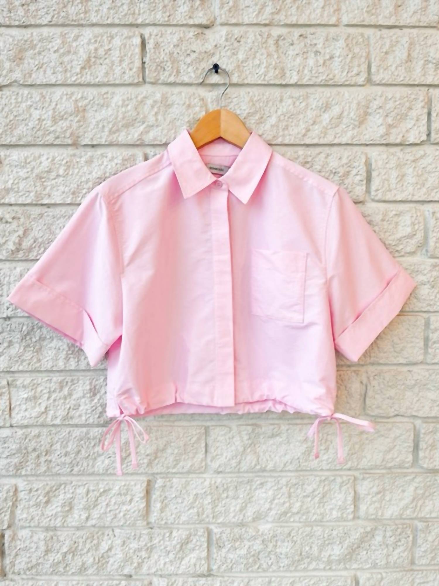 Simkhai - Ryett Short Sleeve Cropped Shirt
