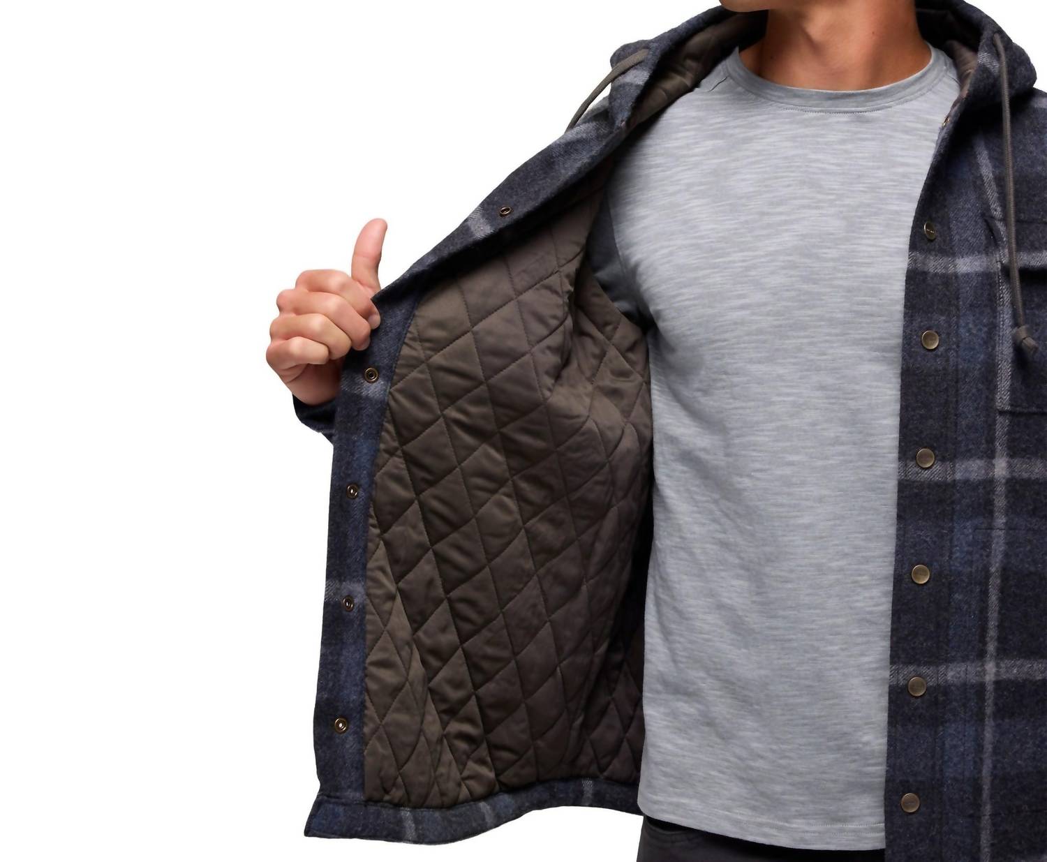 Prana - Asgard Hooded Flannel Shirt