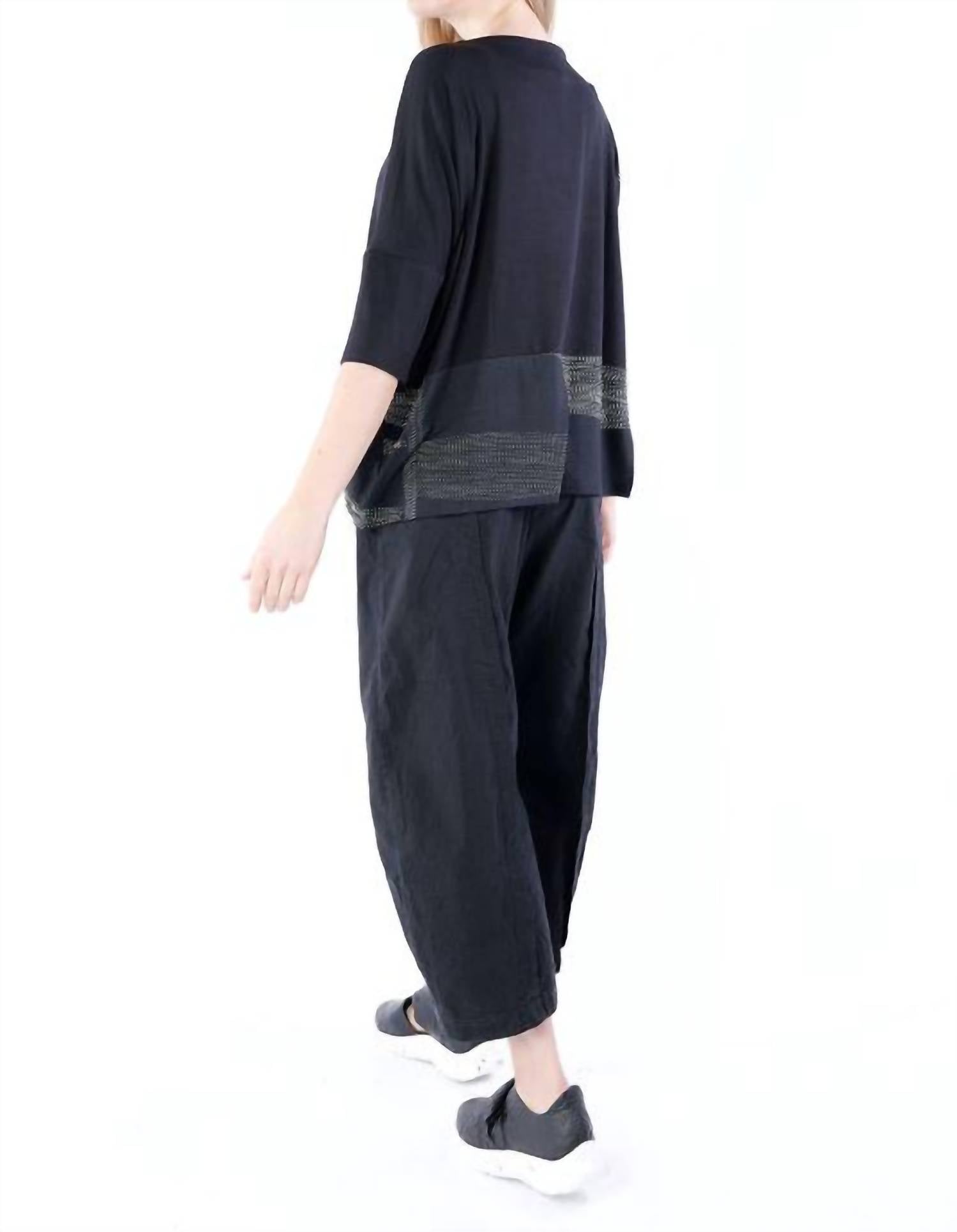 Ozai N Ku - Lenie Wide Three Quarter Sleeve Top