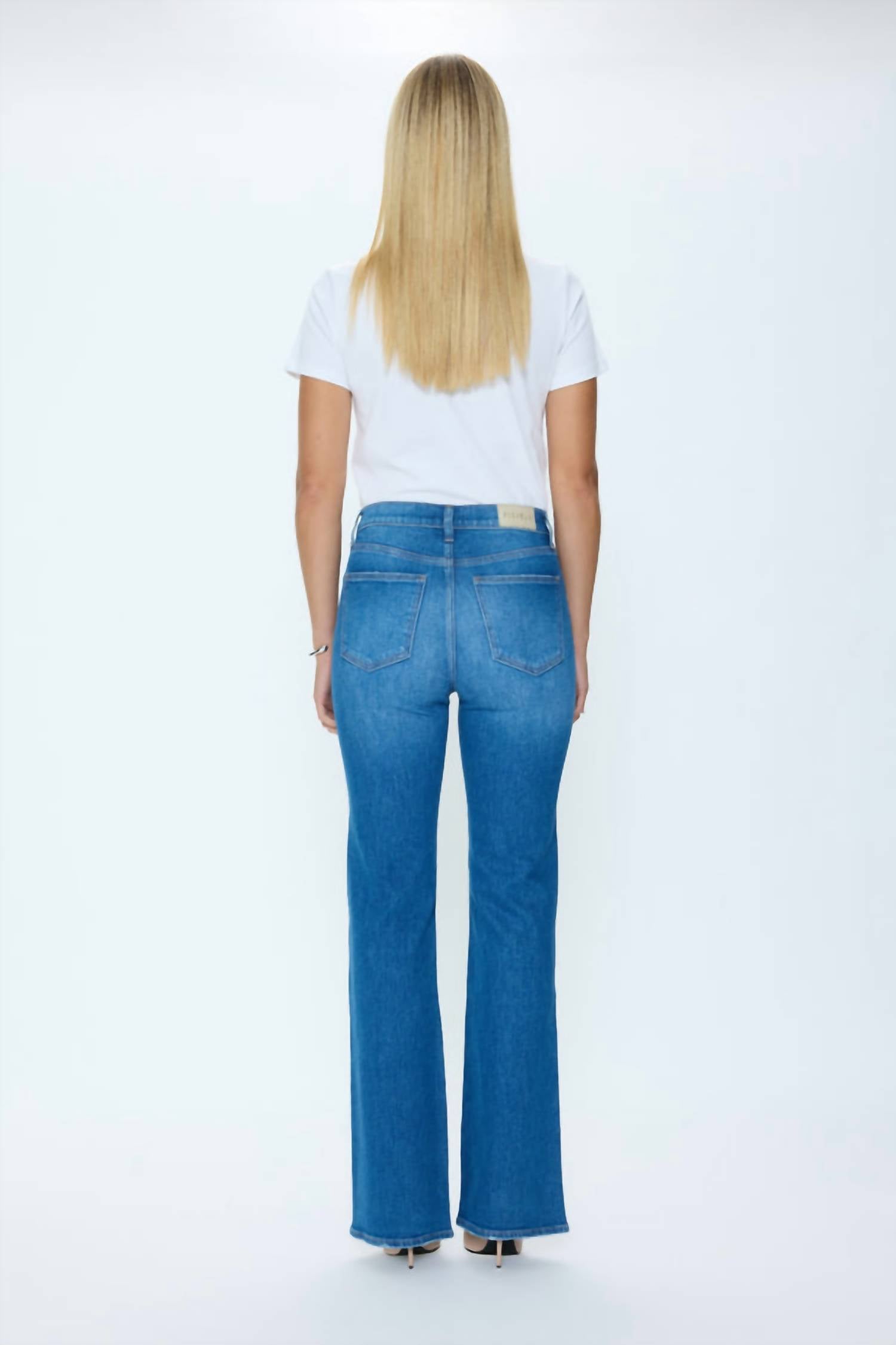 PISTOLA Evie High Rise Slim Boot Jean in eternity - women's jeans - alternate view