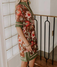 Entro - Bohemian Dreams Floral Mini Dress