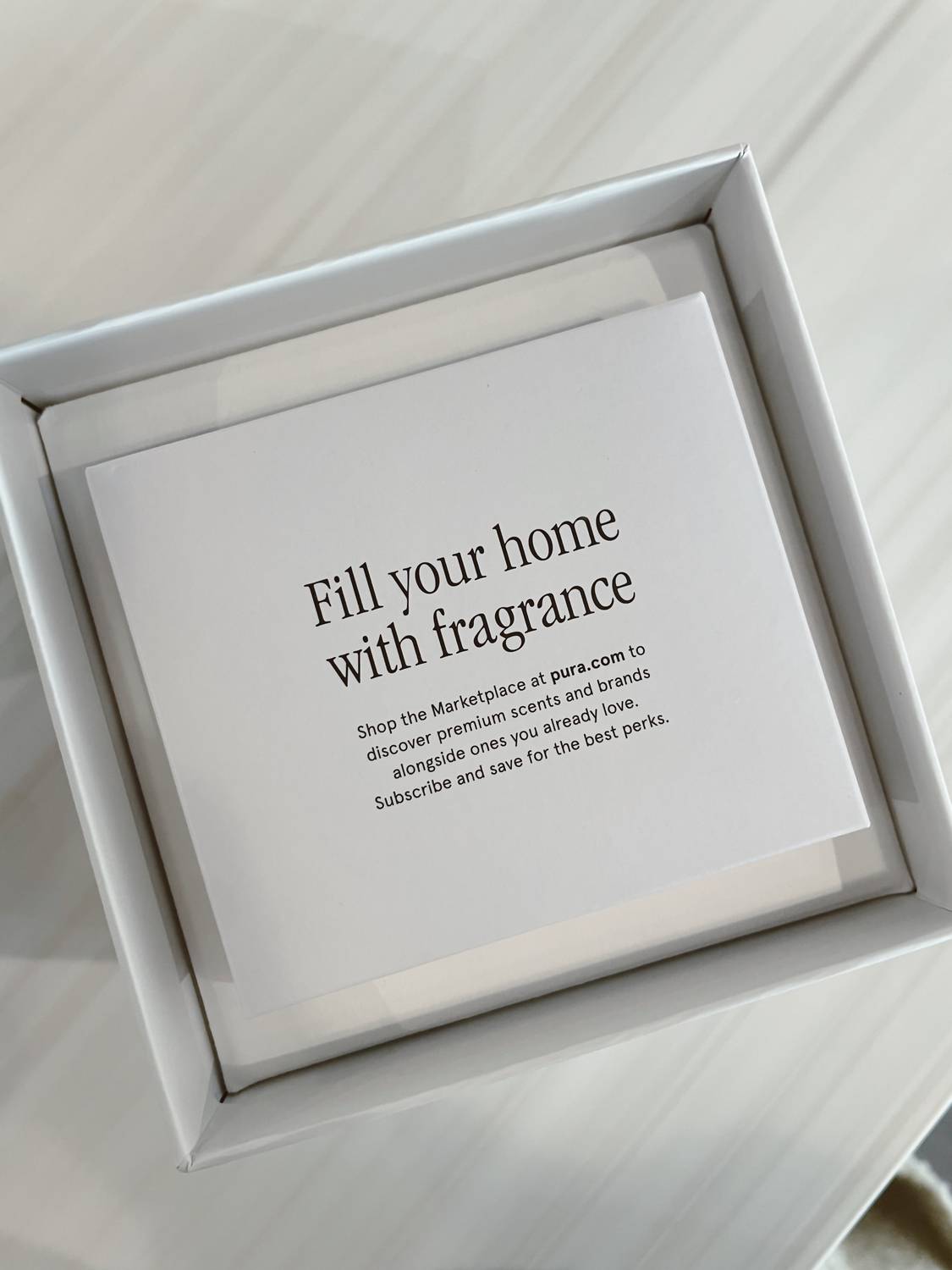 pura 4 Smart Fragrance Diffuser in white - item - detail view