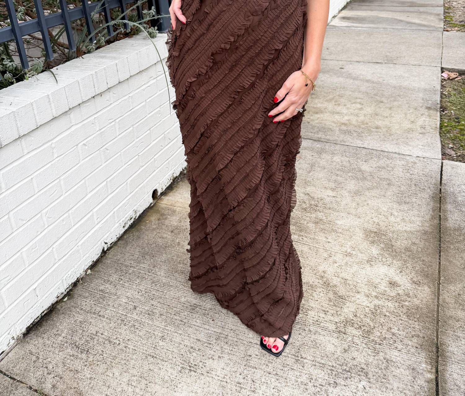2.7 August Apparel - Ripple Effect Maxi Dress