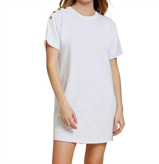 Nation Ltd - Rowan T-Shirt Dress with Snaps