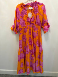 Umgee - Smock Waist Midi Dress