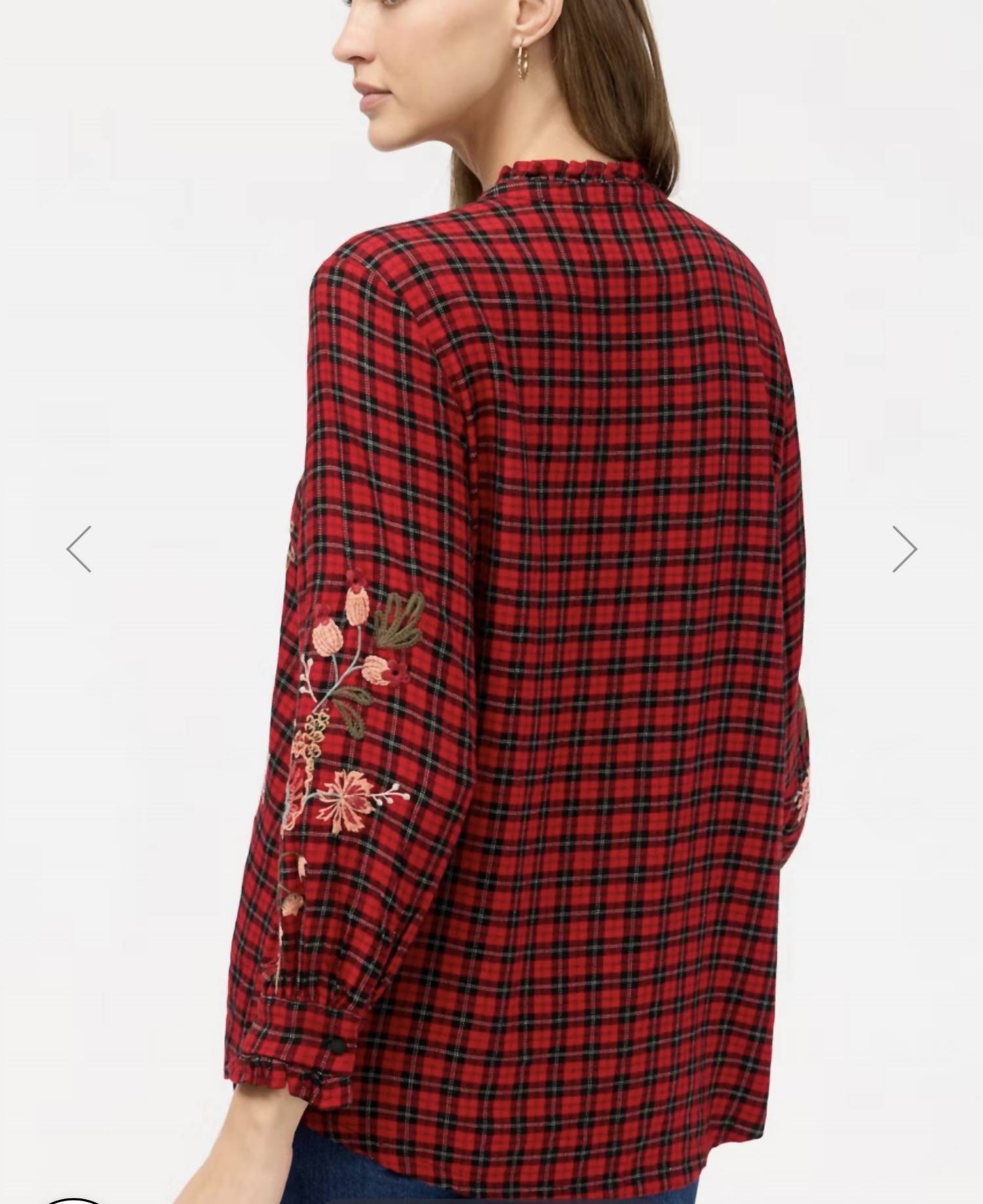 Johnny Was - penellope ruffle collar blouse