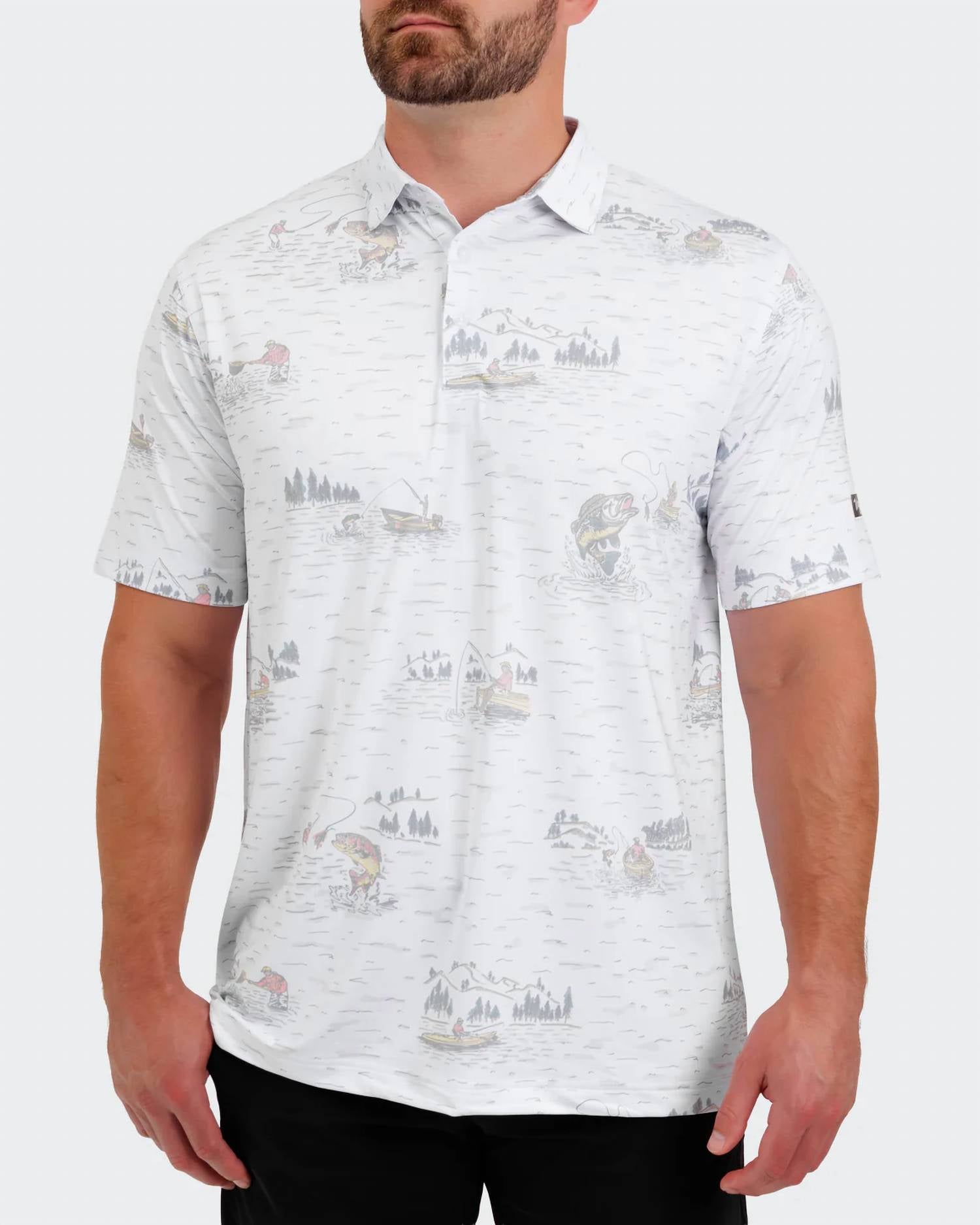 Waggle Golf - Tight Lines Polo