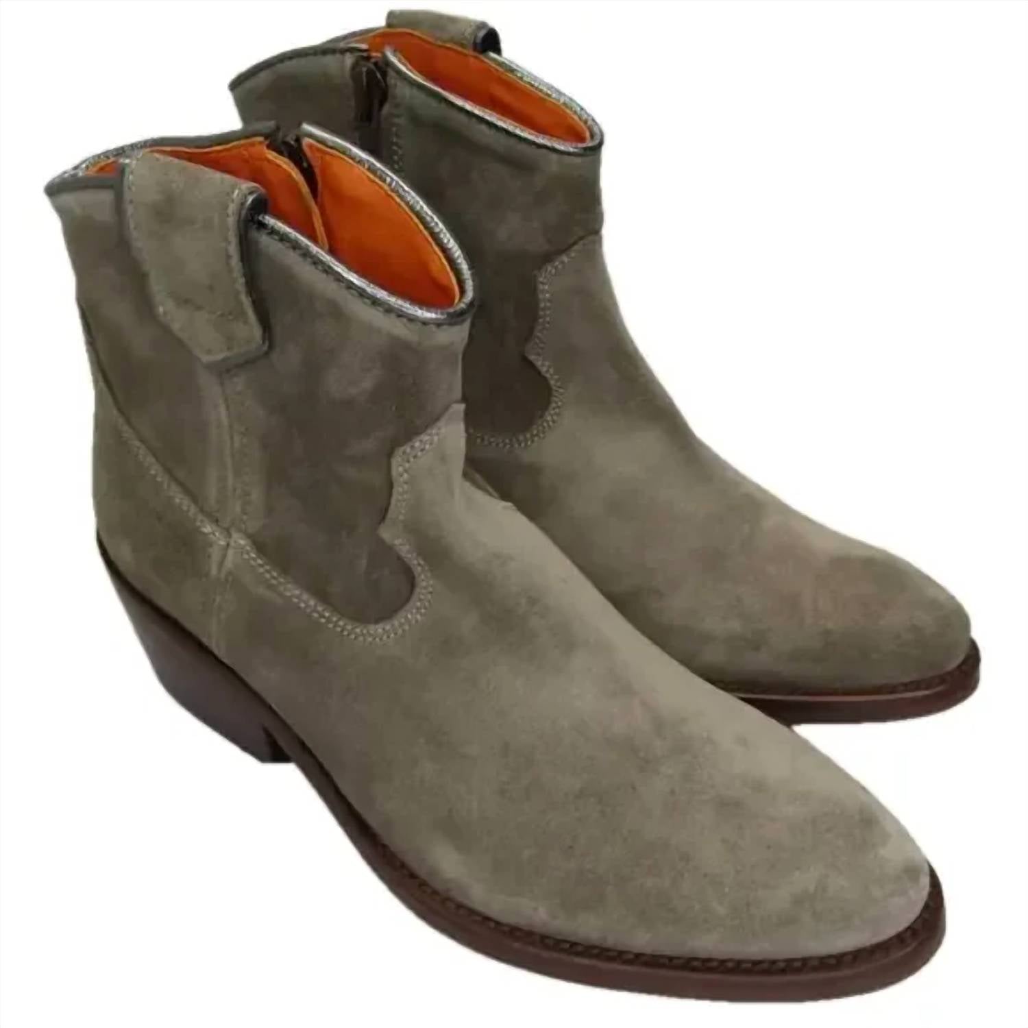 PENELOPE CHILVERS Women's Cassidy Comfort Leather Boots in gray - women's shoe