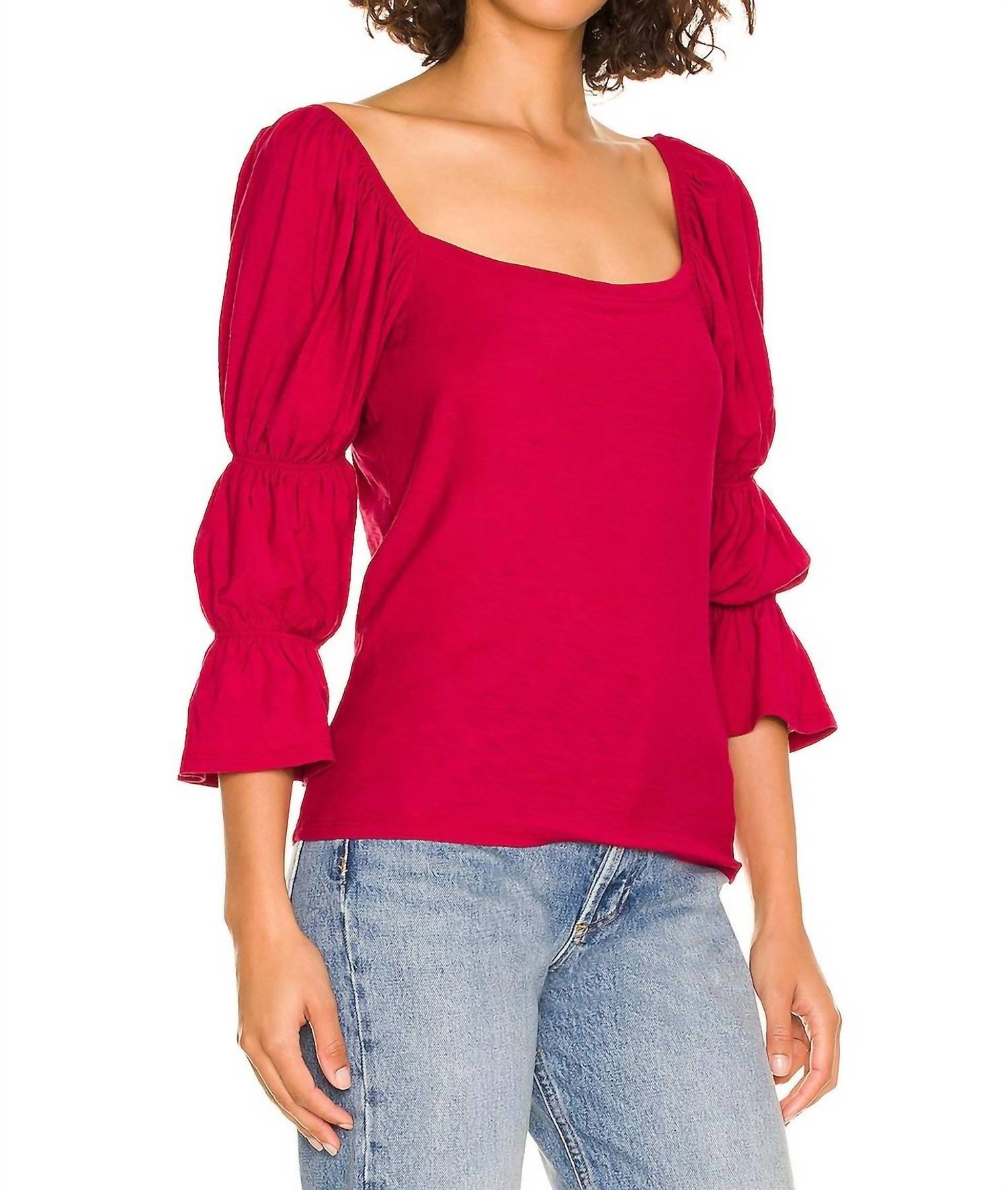 Nation Ltd - Puff Sleeve Top