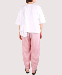 Alembika - Crewneck Ruffle Top