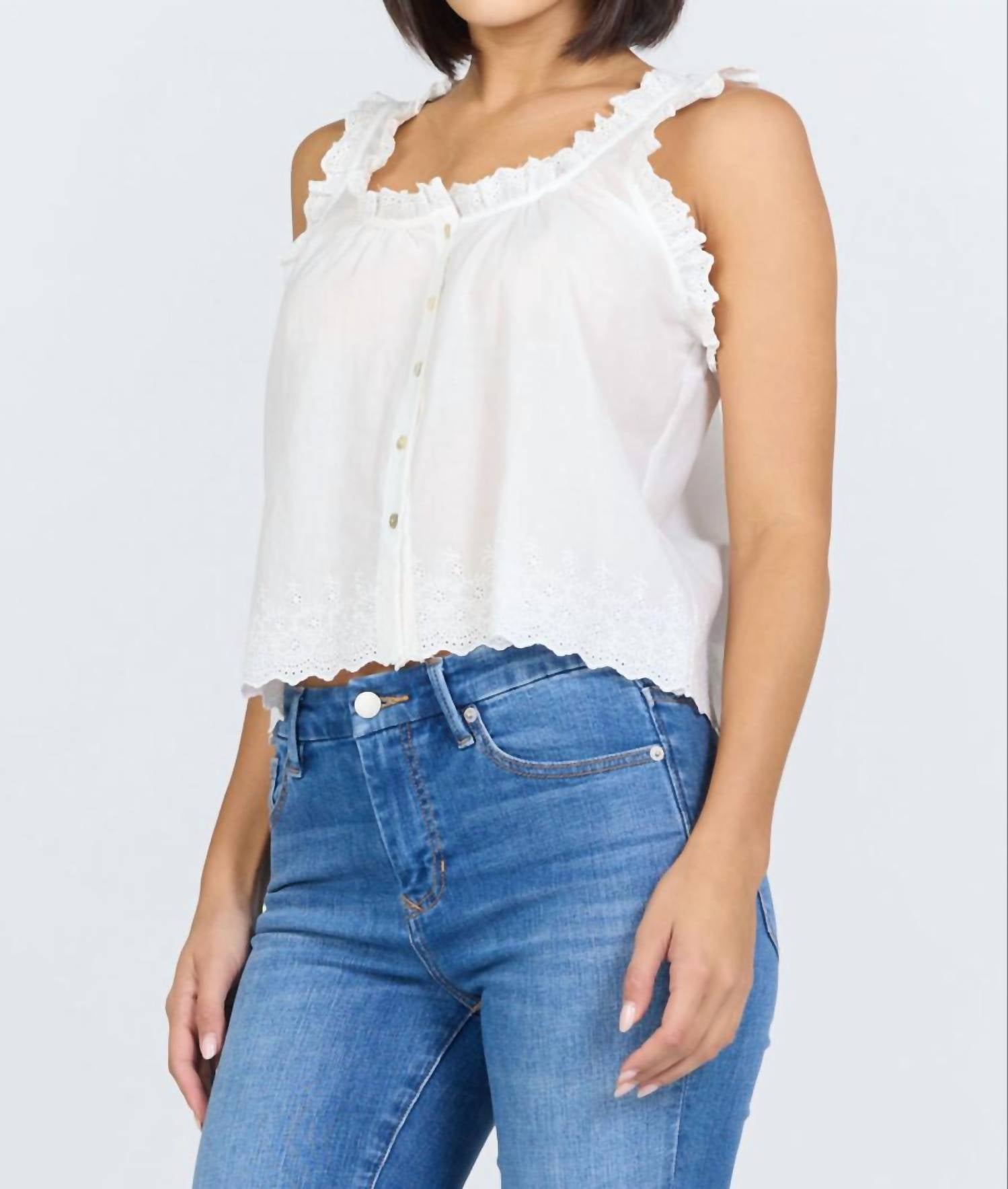 Dear John Denim - Ada Scoop Neck Sleeveless Top