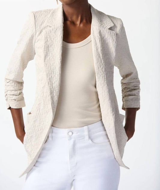 Joseph Ribkoff - Women's Jaquard Blazer Top