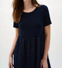 Joseph Ribkoff - Bubble Jacquard Midi A-line Dress
