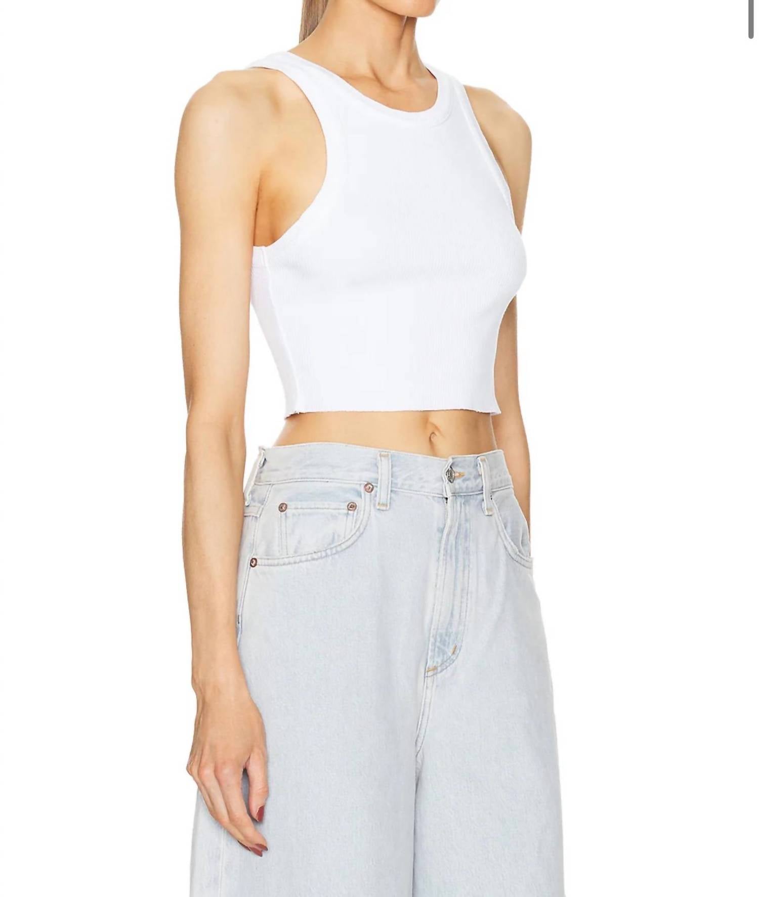Agolde - Cropped Bailey Tank Top
