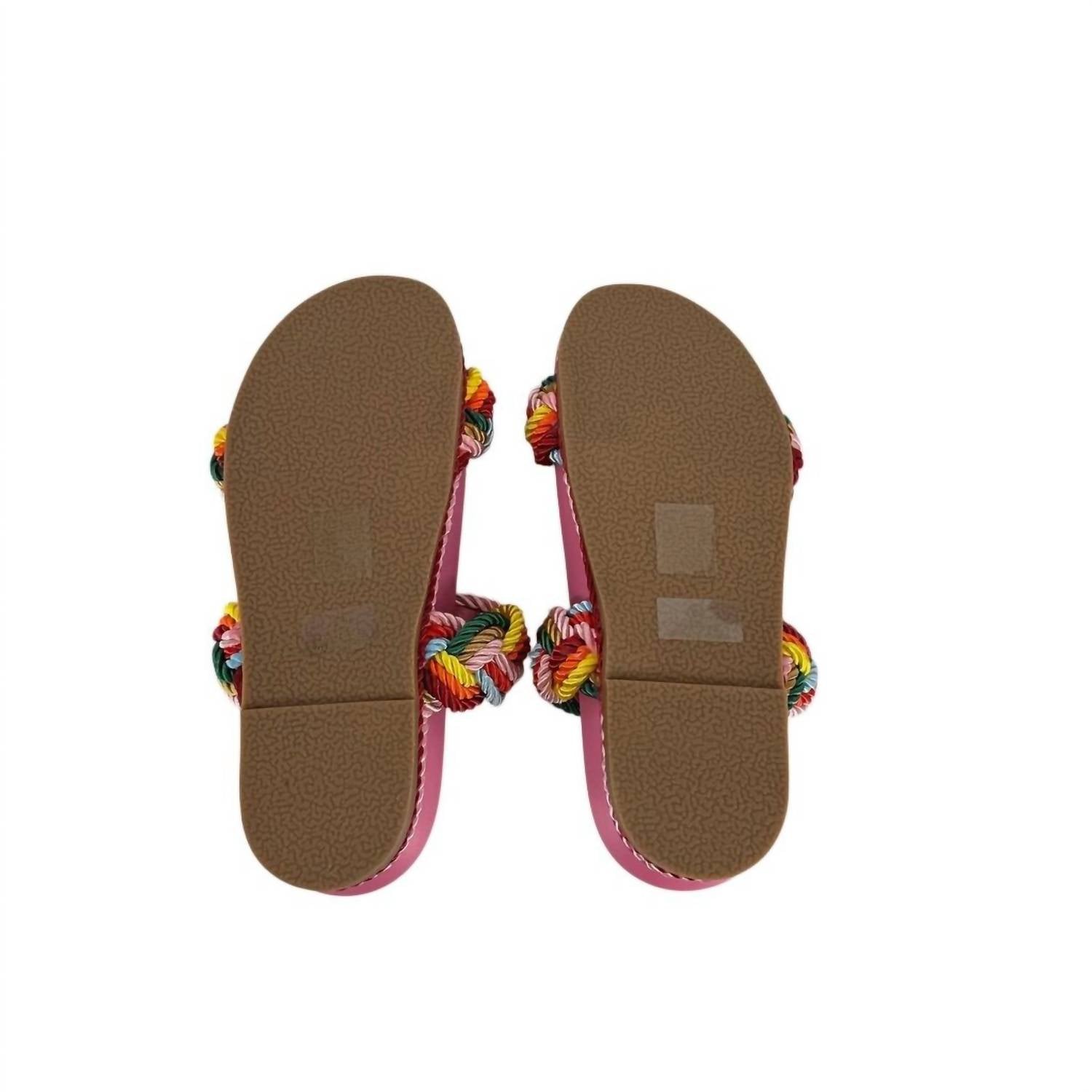 YOSI SAMRA Women's Michelle Multi Rope Shoe in pink - women's sandal - view 5