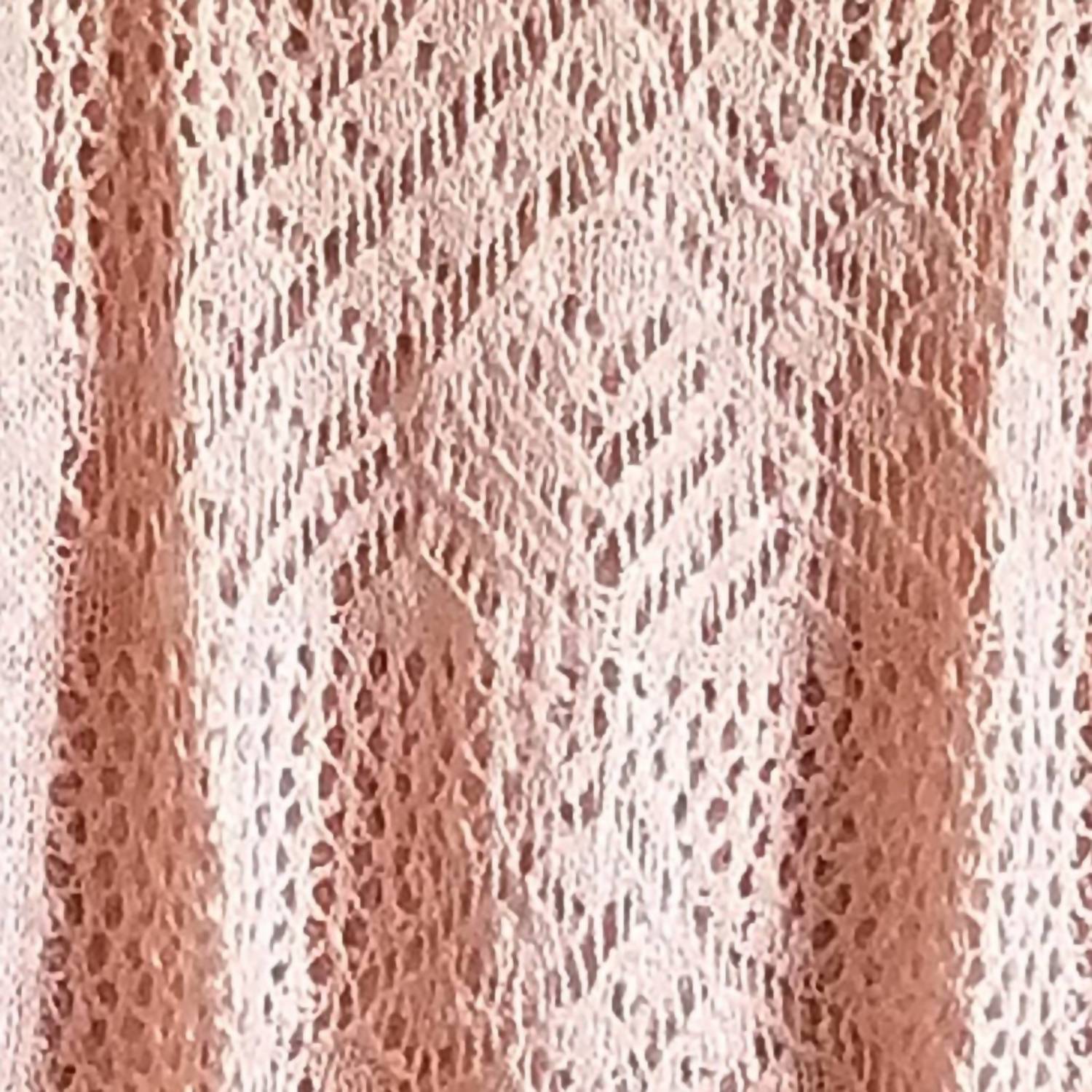 Oddy - Women's Crochet Open Knit Top with Fringe