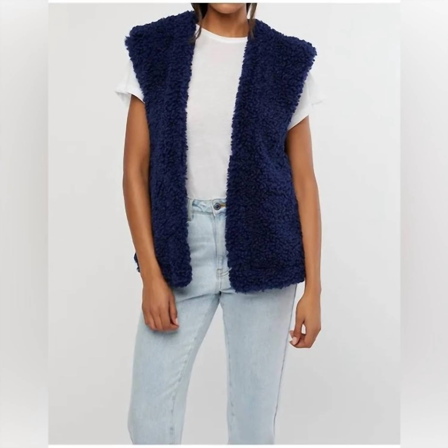 We Wore What - Sherpa Reversible Vest