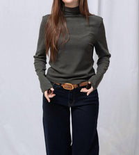 Elle Grey - Arie Mock Neck Sweater
