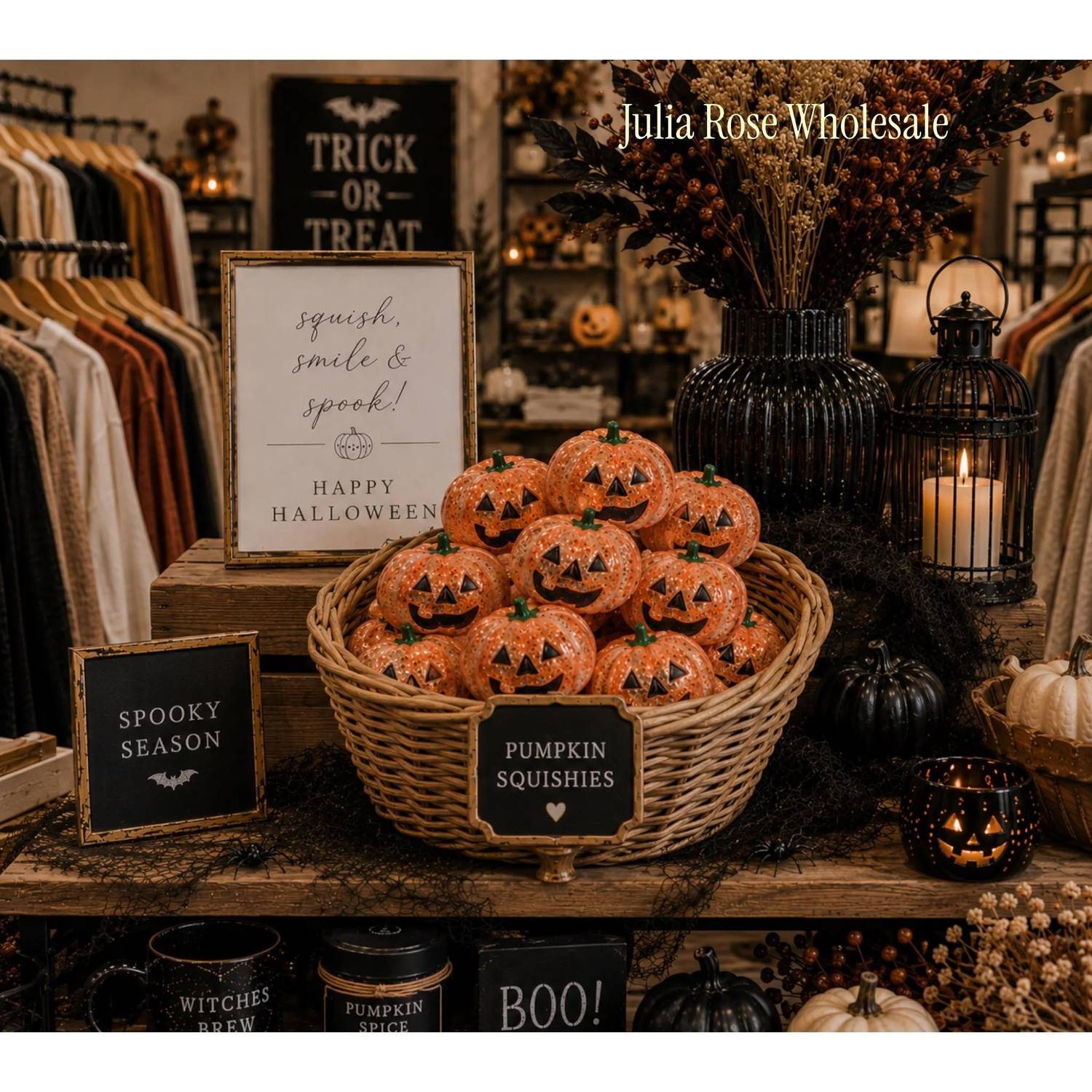 Julia Rose - Squish, Smile & Spook Pumpkin Squishy