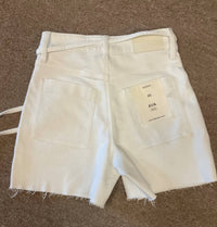 Hidden - Five Hour Tie Waist Denim Shorts