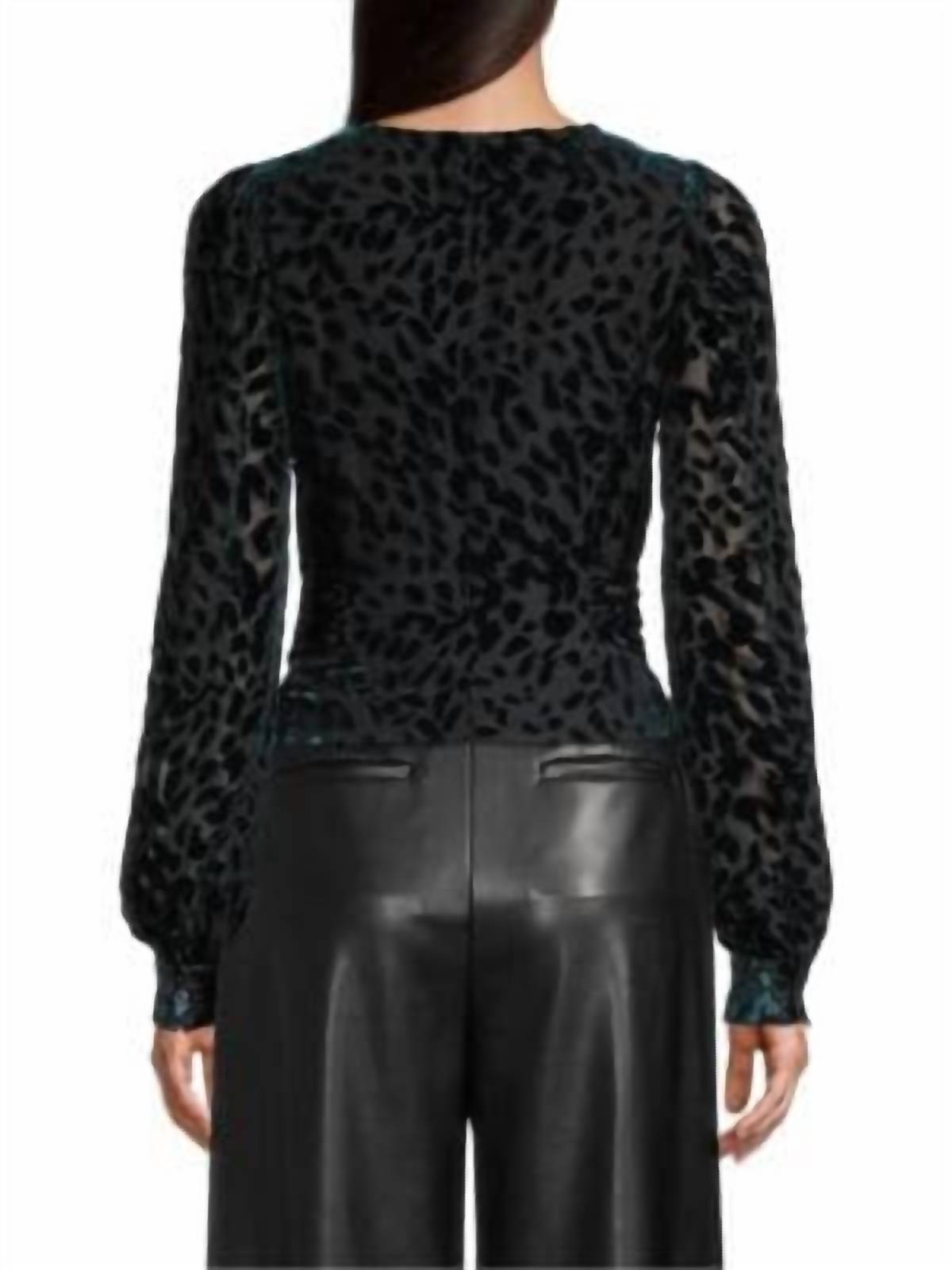 Toccin - Louisa Velvet Burnout Top