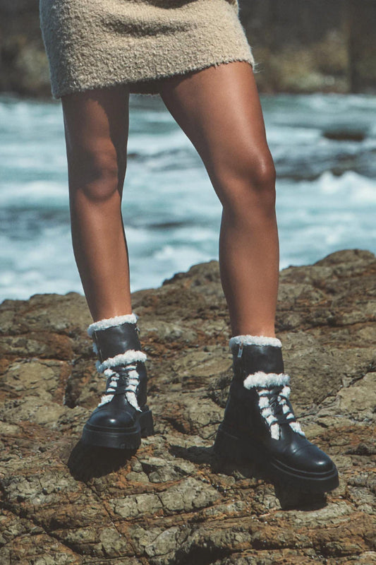 Billini - Women's Ferrel Sherpa Combat Boot