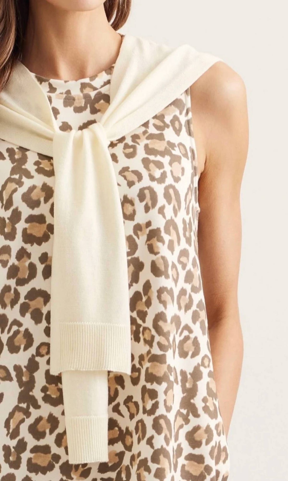 Entro - Prep & Obsessed Printed Sleeveless Dress