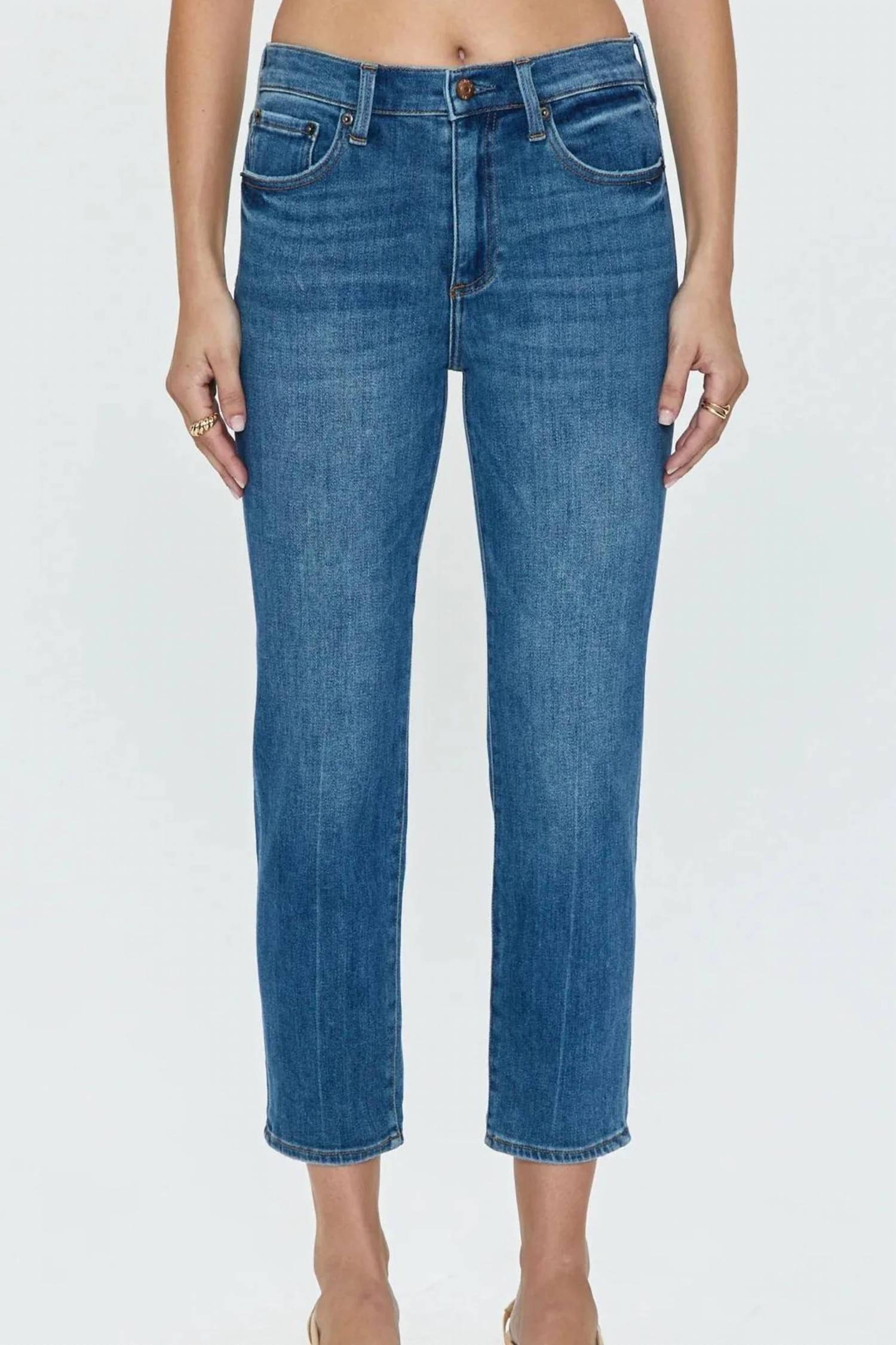 Pistola - Monroe Crop High Rise Jeans