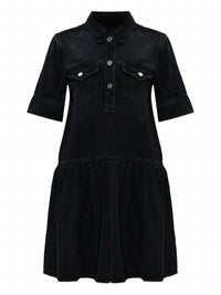 Ganni - Soft Rigid Denim Mini Dress
