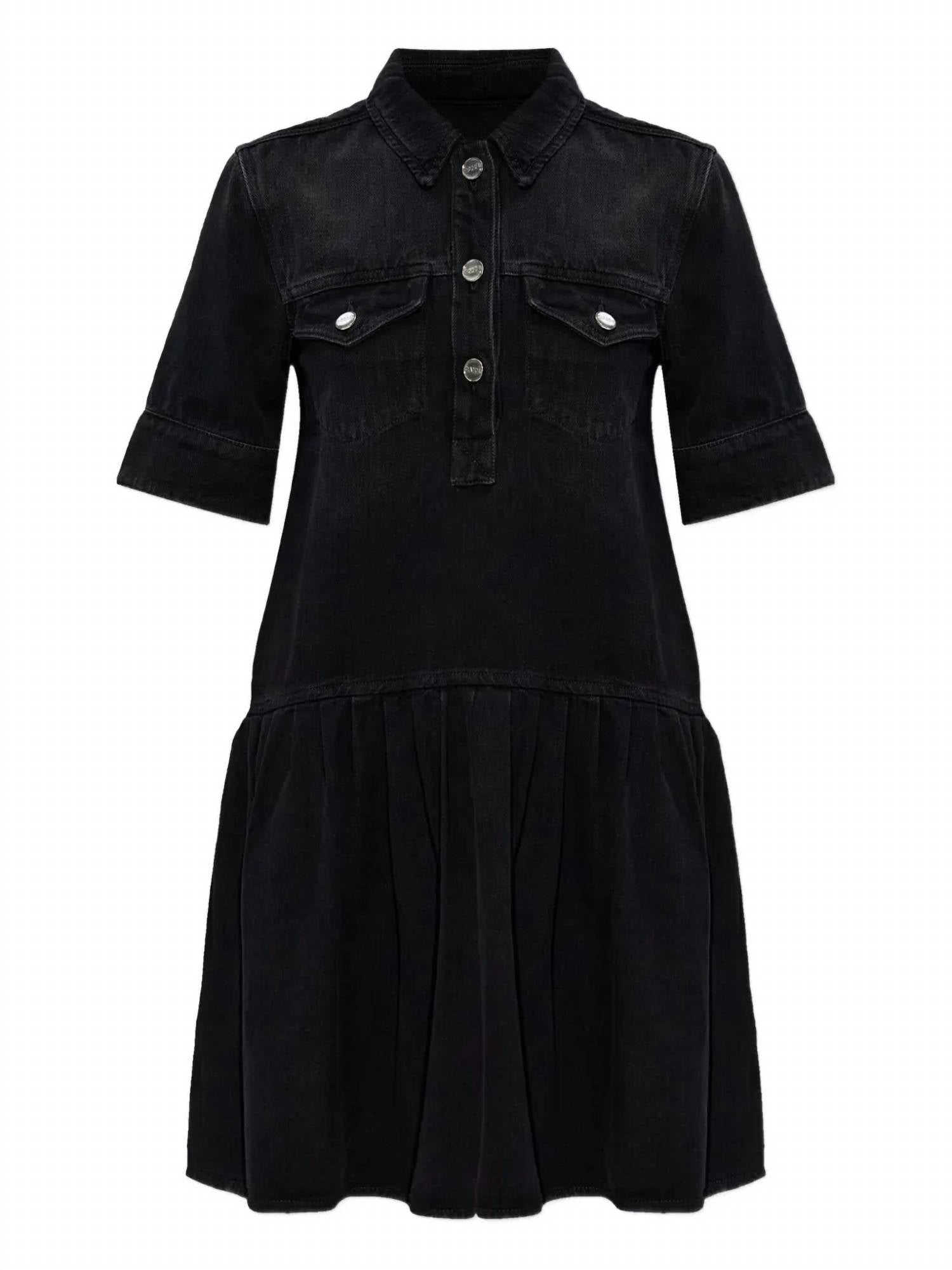 Ganni - Soft Rigid Denim Mini Dress