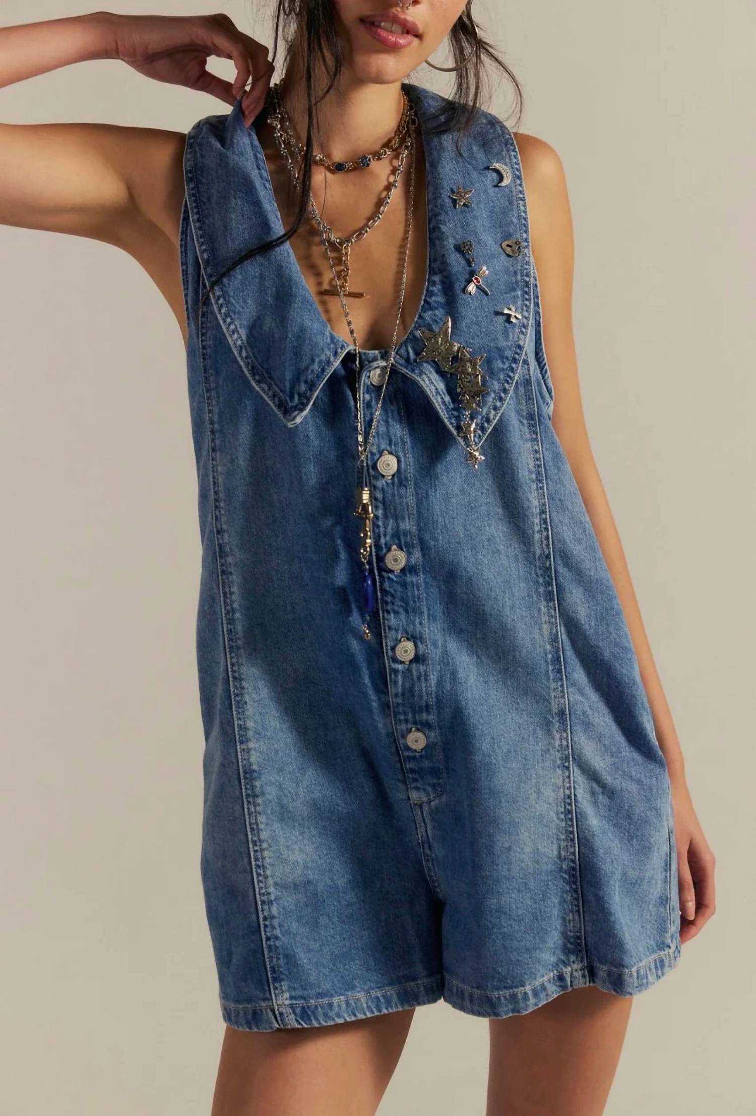 Free People - Dover Racerback Playsuit