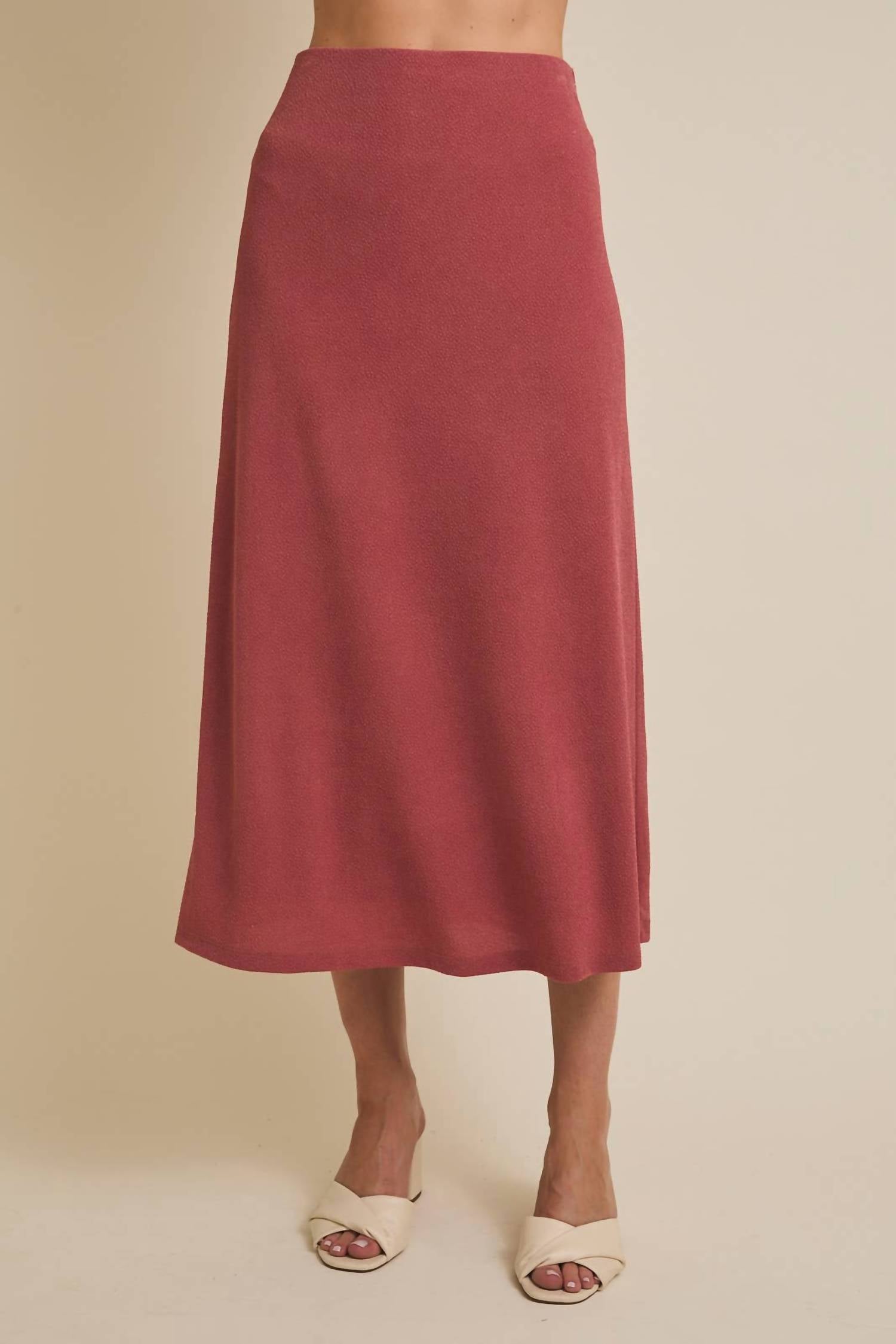 Gilli - Naya Flare Hem Midi Skirt