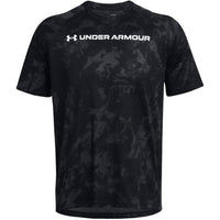 UNDER ARMOUR Men's Tech Abc Camo T-shirt in black - men's t-shirt